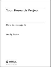 book Your research project: how to manage it