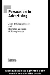 book Persuasion in advertising