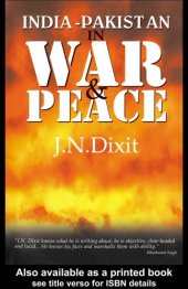 book India-Pakistan in War and Peace