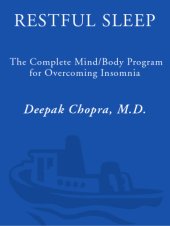 book Restful sleep: the complete mind/body program for overcoming insomnia