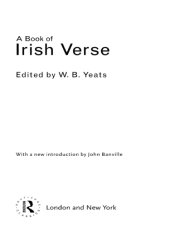 book A Book of Irish Verse