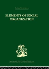 book Elements of Social Organisation