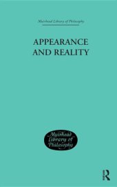 book APPEARANCE AND REALITY