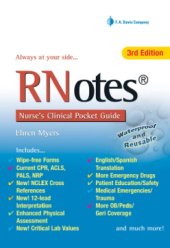 book LPN notes: nurse's clinical pocket guide