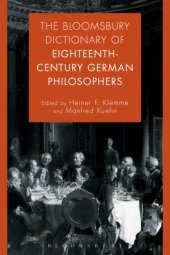 book The Bloomsbury Dictionary of Eighteenth-Century German Philosophers