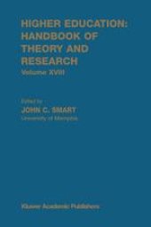 book Higher Education: Handbook of Theory and Research