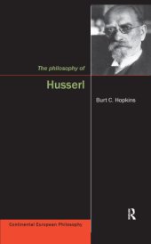 book The Philosophy of Husserl