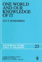 book One World and Our Knowledge of It: The Problematic of Realism in Post-Kantian Perspective