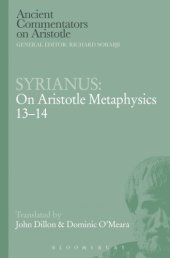 book On Aristotle Metaphysics 13-14