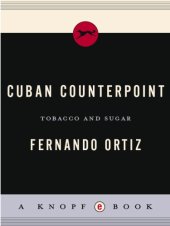 book Cuban counterpoint, tobacco and sugar