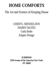 book Home Comforts: The Art and Science of Keeping House