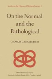 book On the Normal and the Pathological