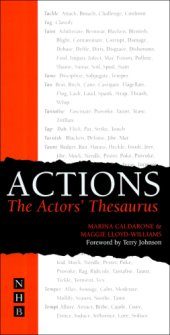 book Actions: the actors' thesaurus