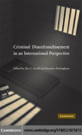 book Criminal disenfranchisement in an international perspective