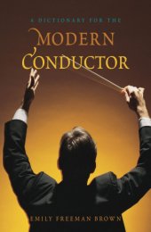 book A Dictionary for the Modern Conductor