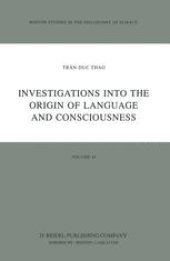 book Investigations into the Origin of Language and Consciousness