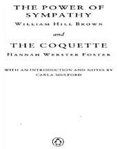 book The Power of Sympathy and The Coquette