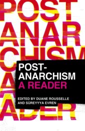 book Post-anarchism a reader