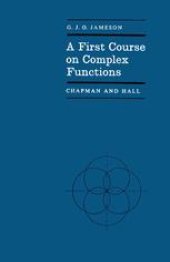 book A First Course on Complex Functions