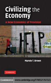 book Civilizing the economy: a new economics of provision