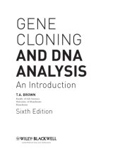 book Gene cloning and DNA analysis: an introduction