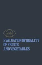 book Evaluation of Quality of Fruits and Vegetables