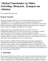 book Bismarck: kampen om atlanten