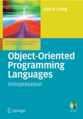 book Object-oriented programming languages: interpretation