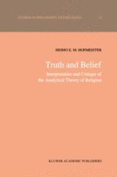 book Truth and Belief: Interpretation and Critique of the Analytical Theory of Religion