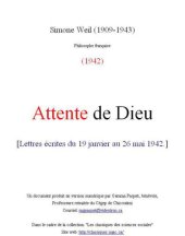 book Awaiting god: a new translation of attente de dieu and lettre a un religieux