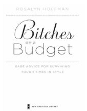 book Bitches on a budget: sage advice for surviving tough times in style