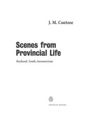 book Scenes from Provincial Life: Boyhood, Youth, Summertime