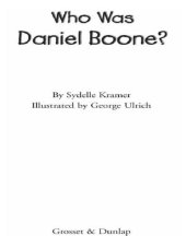 book Who Was Daniel Boone?