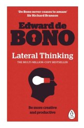 book Lateral Thinking: a Textbook of Creativity