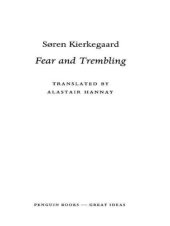 book Fear and Trembling