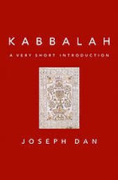 book Kabbalah: A Very Short Introduction