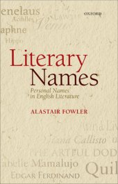 book Literary names: personal names in English literature