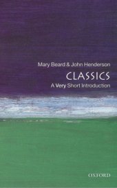 book Classics: A Very Short Introduction