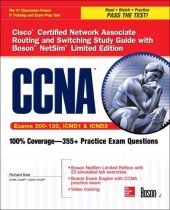 book CCNA Cisco Certified Network Associate Routing and Switching Study Guide , with Boson NetSim Limited Edition (Exams 200-120, ICND1, & ICND2)