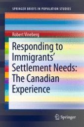 book Responding to Immigrants' Settlement Needs: The Canadian Experience