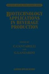 book Biotechnology Applications in Beverage Production