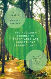 book The research journey of acceptance and commitment therapy