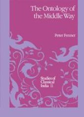 book The Ontology of the Middle Way