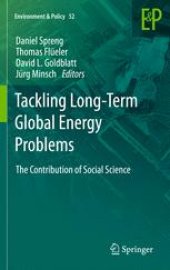 book Tackling Long-Term Global Energy Problems: The Contribution of Social Science