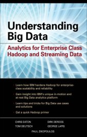 book Understanding big data: analytics for enterprise class Hadoop and streaming data