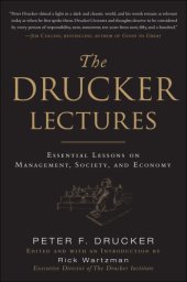 book The Drucker lectures essential lessons on management, society, and economy