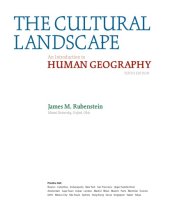 book An Introduction to human geography: the cultural landscape