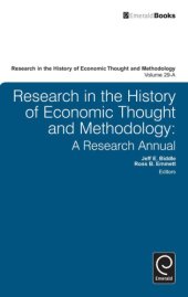 book Research in the history of economic thought and methodology. Vol. 29, pt. 1