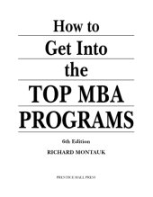 book How to Get into the Top MBA Programs