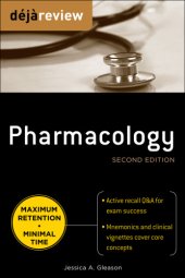 book Deja review. Pharmacology